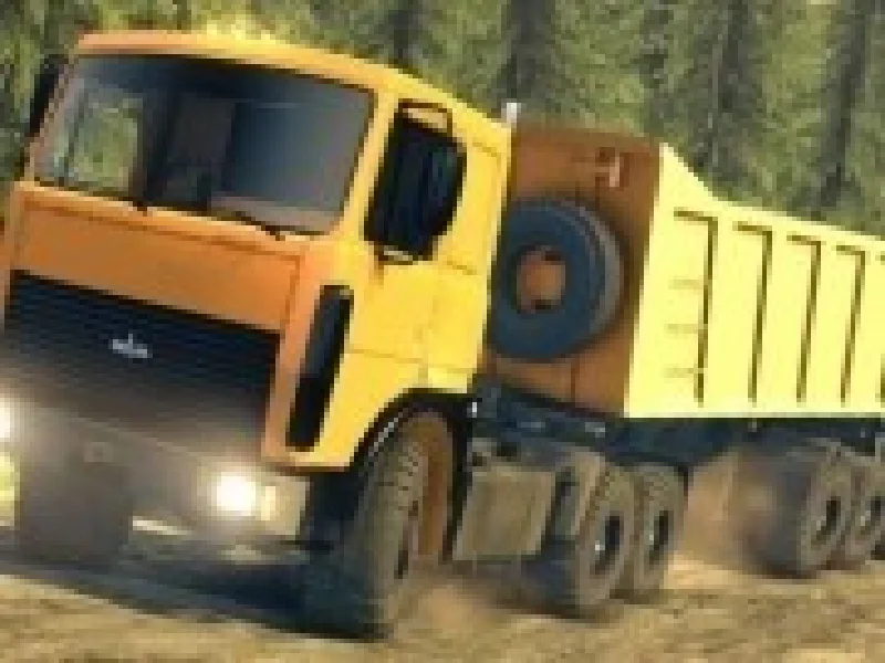 camion rusesc de condus cu remorca