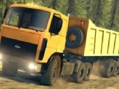camion rusesc de condus cu remorca