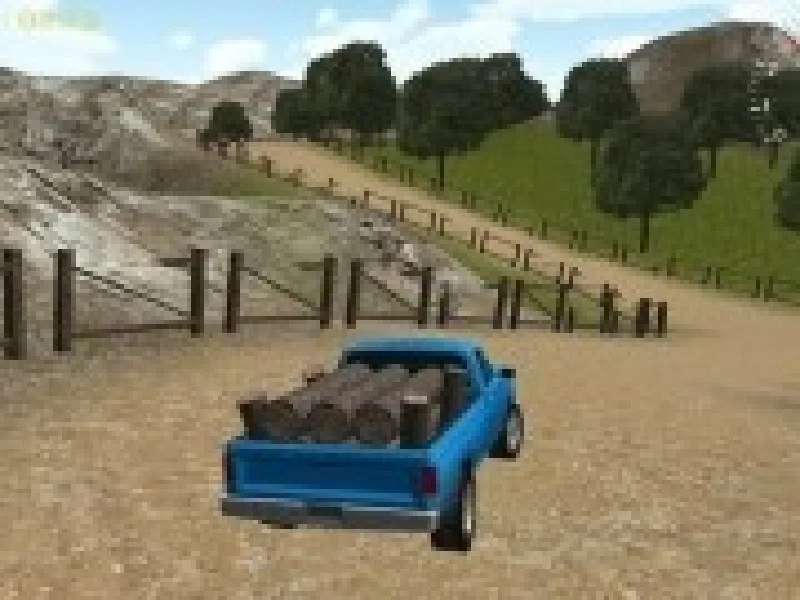 camioneta 3d de livrari