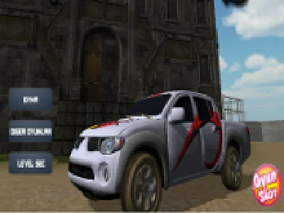 camioneta 3d de transportat cutii