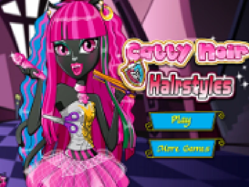 coafuri monster high cu catty noir