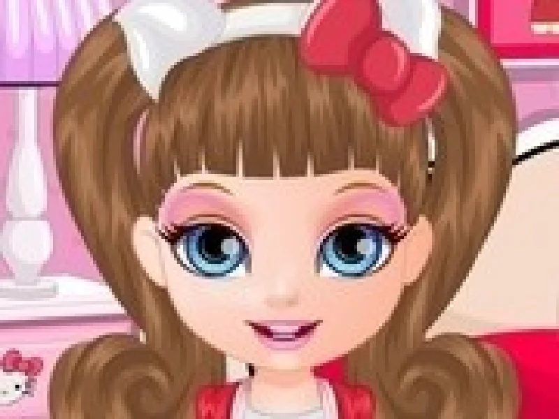 costume hello kitty pentru bebelusa barbie