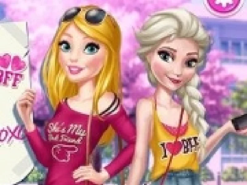 costumul zilei cu barbie si elsa