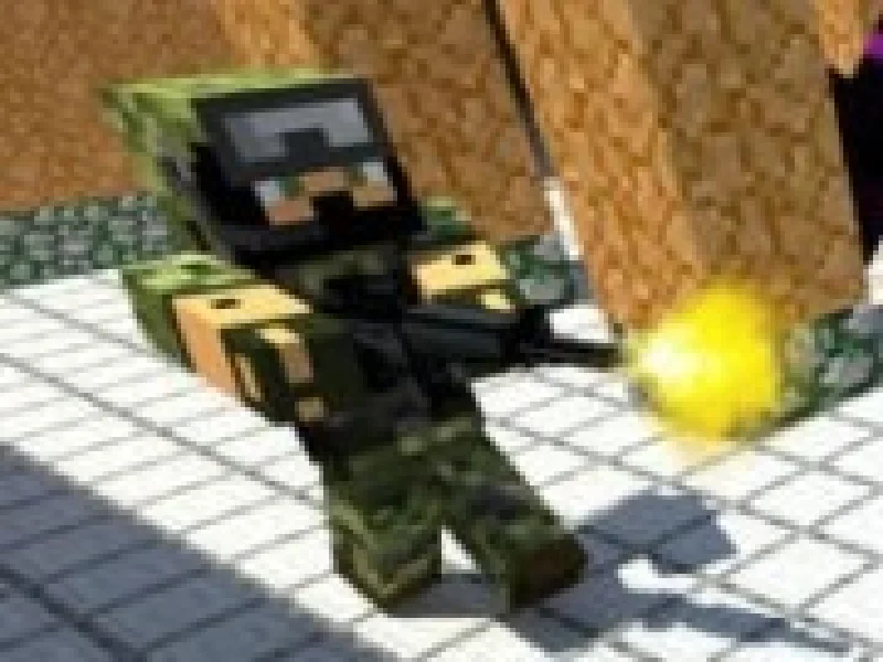 counter strike de minecraft 3d