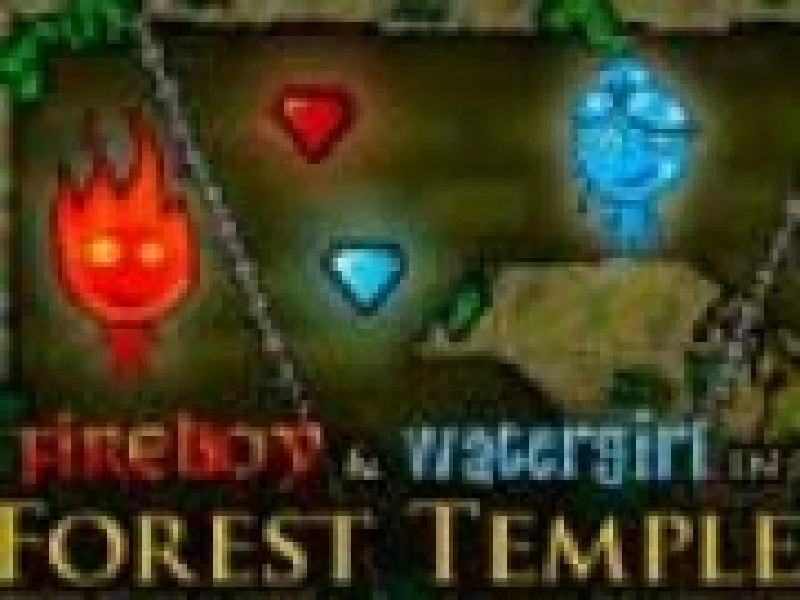 apa si foc templu din padure
