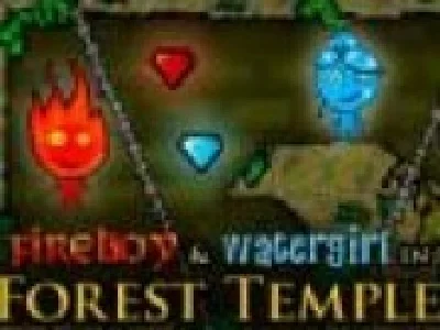 apa si foc templu din padure