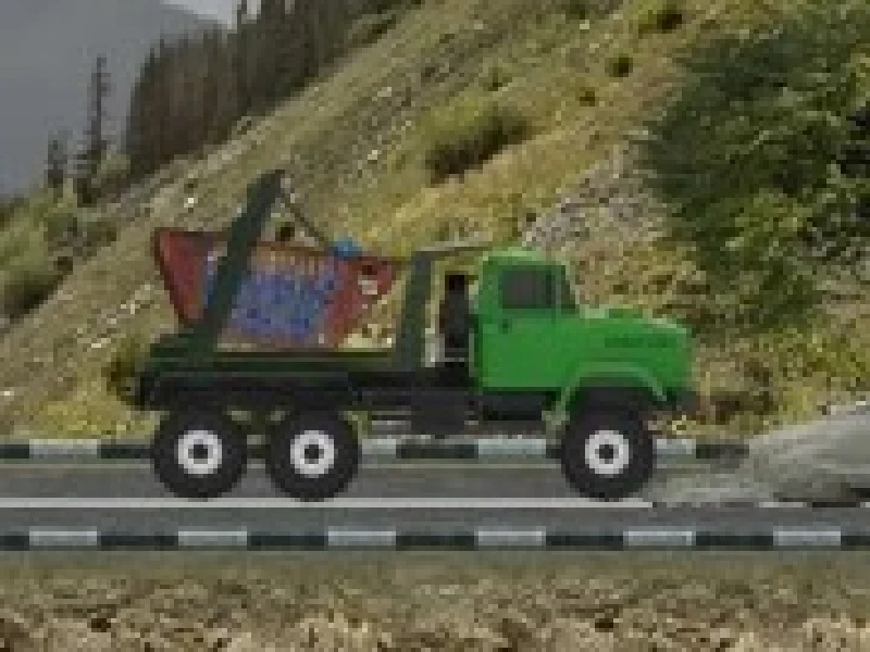 camionul pentru transport radioactiv