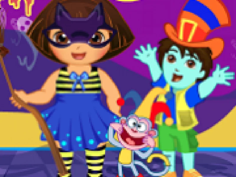 dora exploratoarea hainelor de halloween