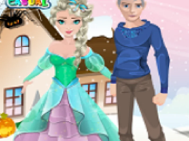 elsa intalnire cu jack frost