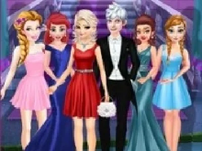 elsa si jack frost la balul dragostei