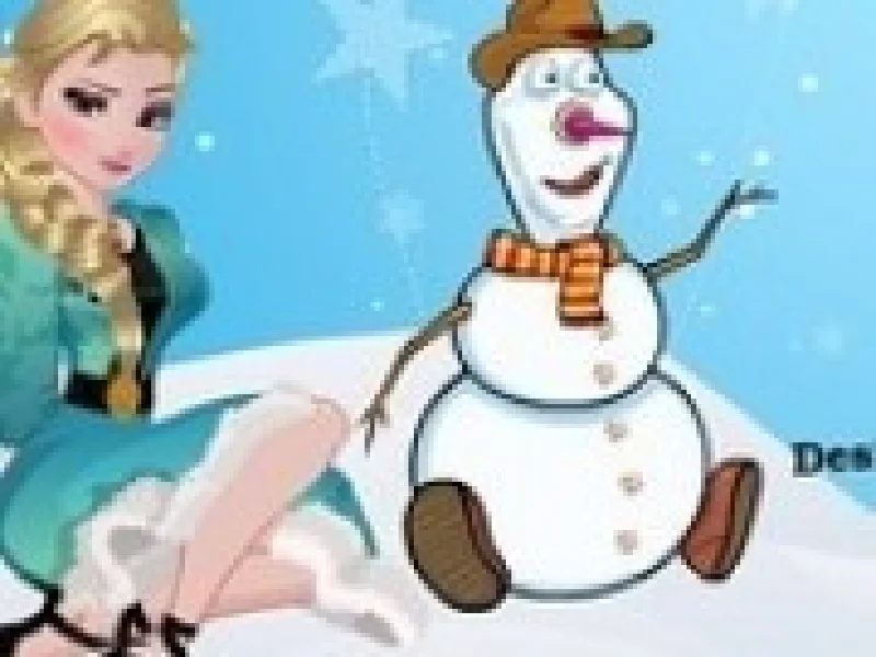 frozen elsa si olaf imbracat