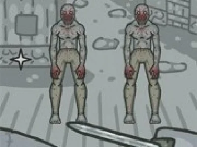 luptator de reflexe contra zombie