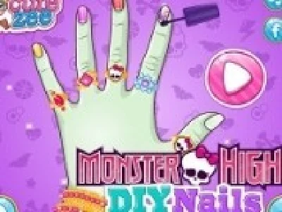 manichiura fetelor monster high