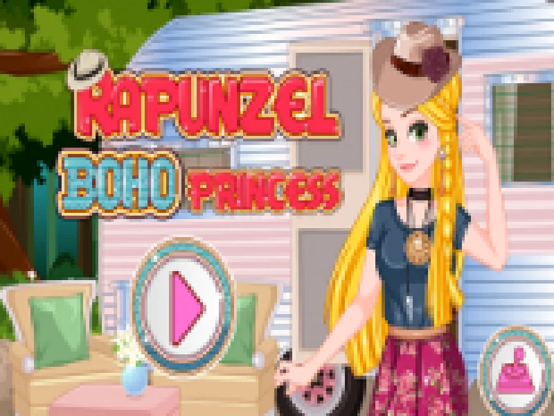 rapunzel printesa boho