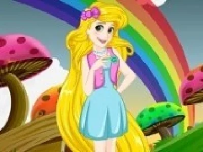 rapunzel si moda de flori