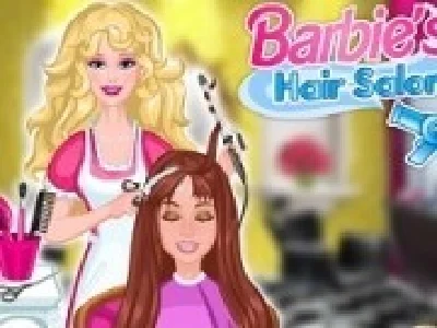 salonul de coafura moderna cu barbie