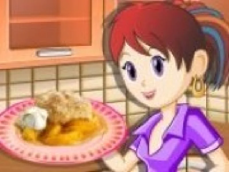 sara gatit desert de piersica