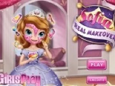 sofia intai machiaj real