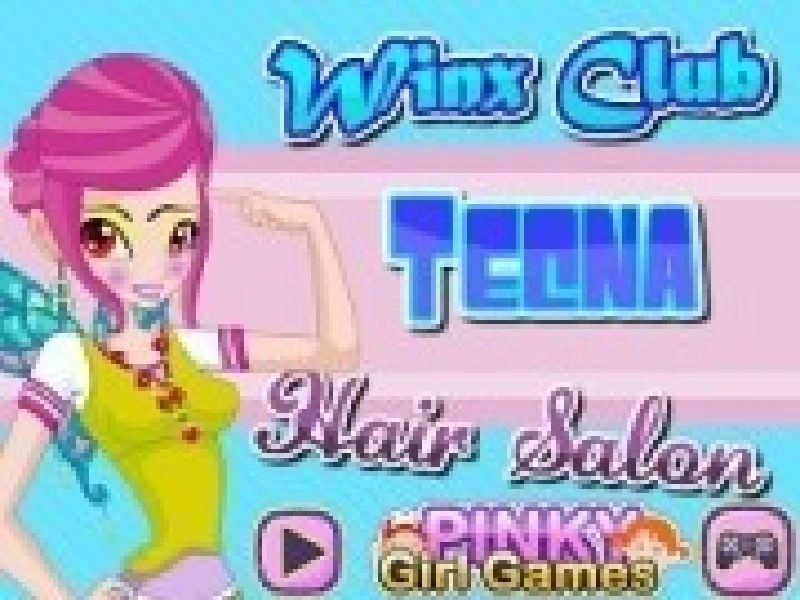 tecna la salonul de coafat winx