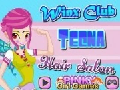 tecna la salonul de coafat winx