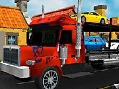 tiruri 3d de transportat masini