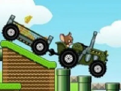 tom si jerry conduc tractoare