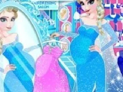 cumparaturi cu elsa frozen insarcinata