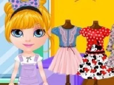 cumparaturi cu frumoasa fetita barbie