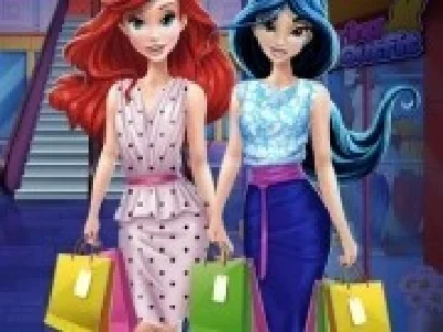 cumparaturi la mall cu jasmine si ariel