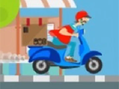 curierul nebun cu motoreta 3d