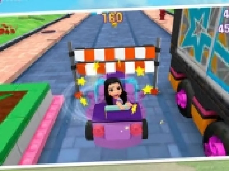 cursa lego 3d din inima lacului