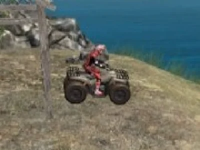 curse 3d atv pe plaja cu capcane