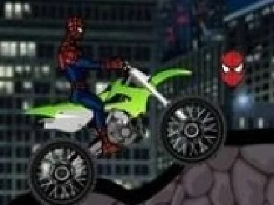 curse omul paianjen cu motocicleta