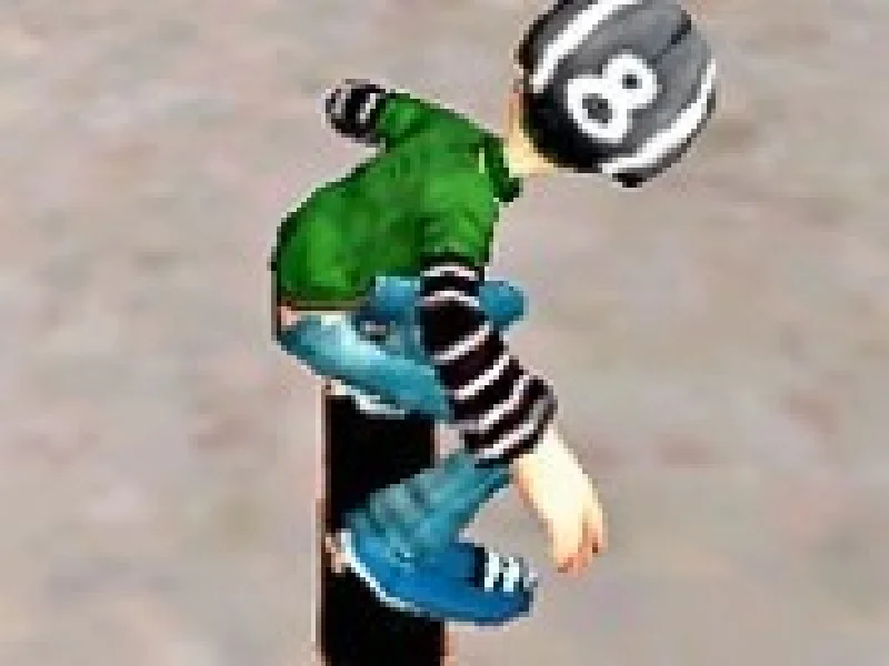 curse skateboard 3d trafic