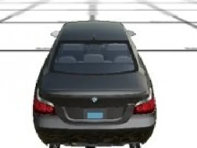condus bmw 3d pe traseu