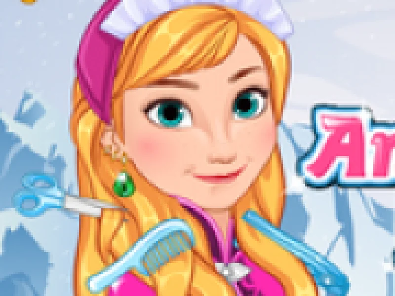 facut parul si machiat pe frozen anna