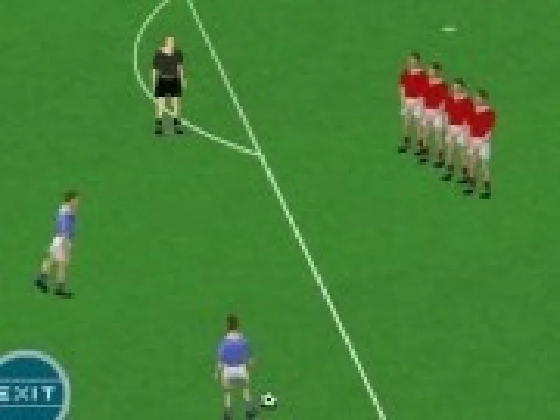 fotbal de centrat la poarta