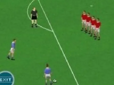 fotbal de centrat la poarta