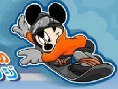 mickey mouse curse cu snowboard