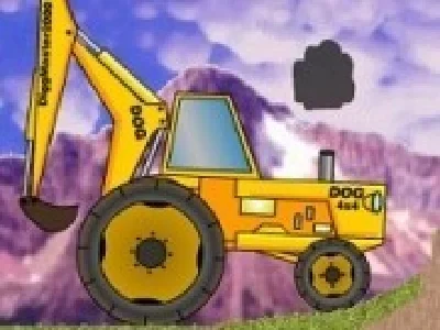 tractor condus offroad cu cupa