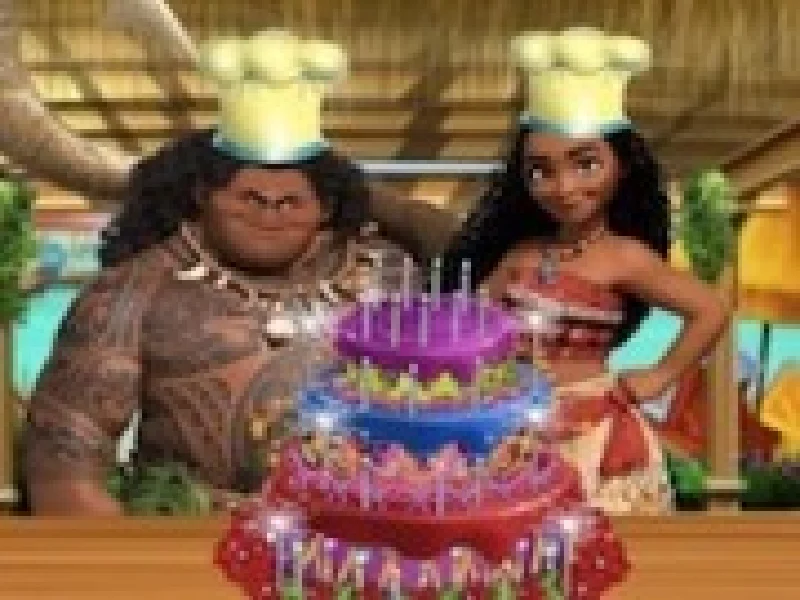 decorat tort cu moana