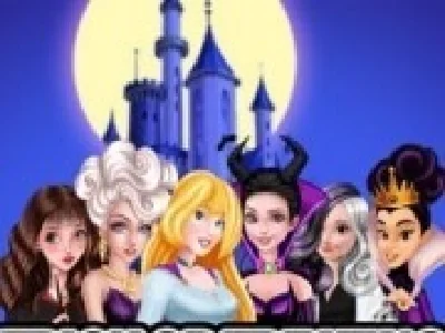 distractie de halloween cu printese disney