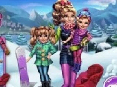 distractie de iarna cu gemenele disney