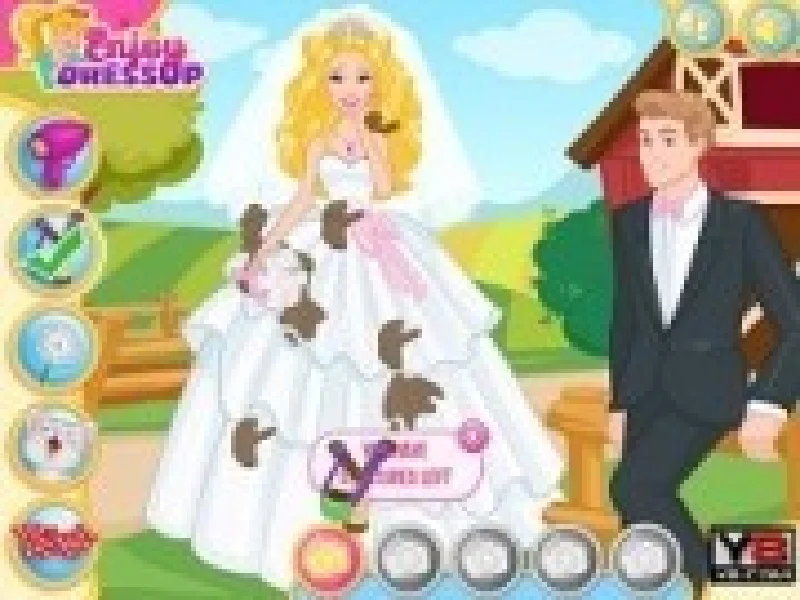 distruge rochii de mireasa cu barbie