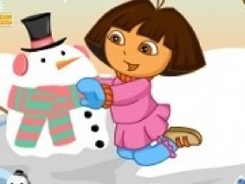 dora si omul de zapada