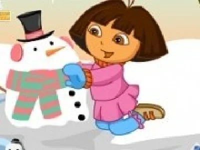 dora si omul de zapada