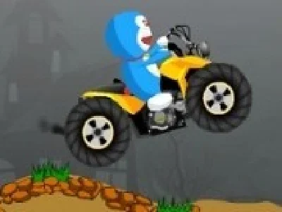 doraemon conduce atv de burger