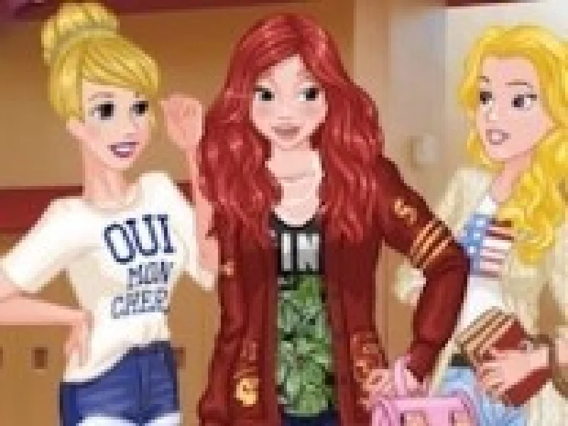 dragoste de liceu cu printesele disney