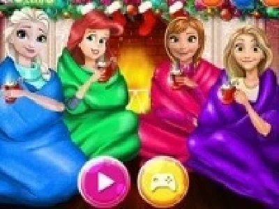 elsa anna si printesele disney pe zapada