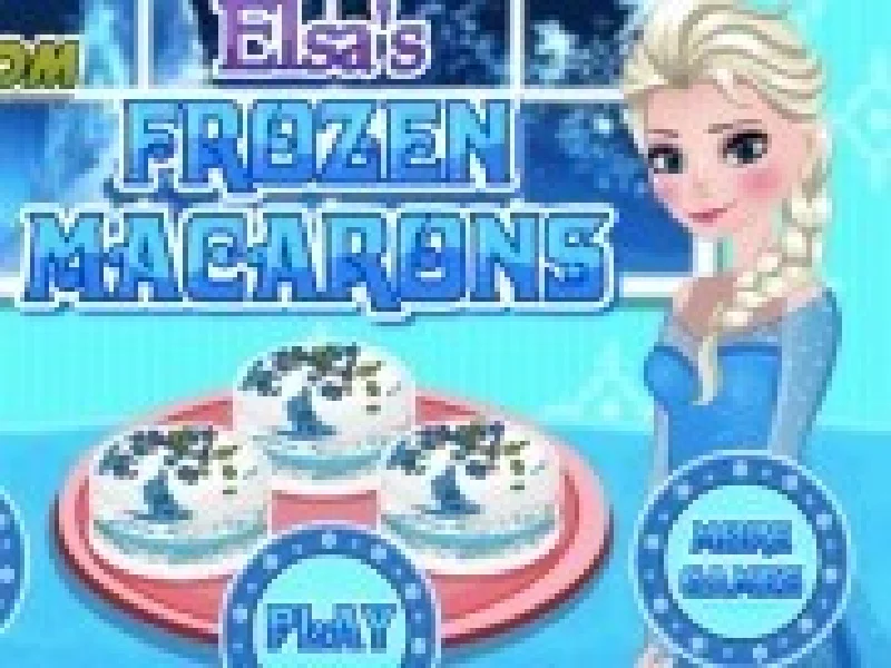 elsa frozen gateste macarons